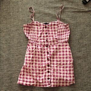 Zara gingham romper